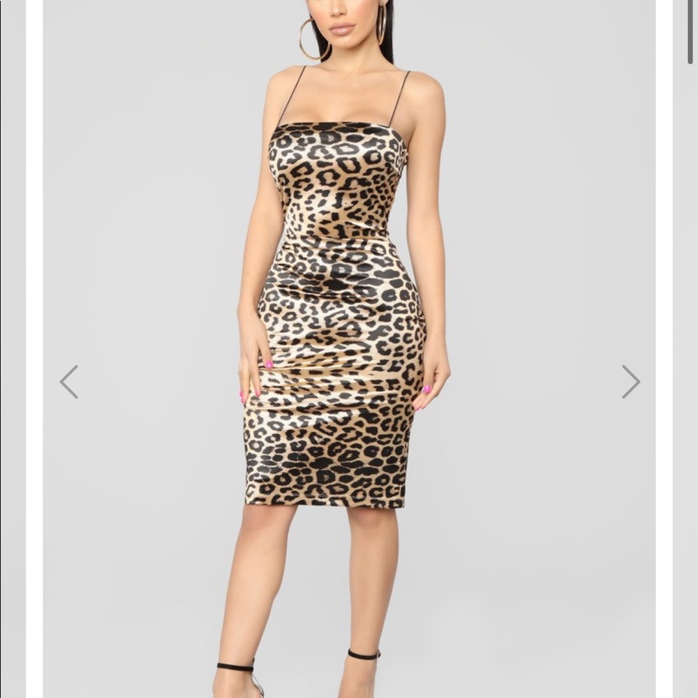 Fashion Nova Cheetah Print Dress